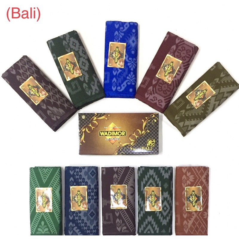 Sarung Wadimor Motif Bali Kembang Balian Tenun (COD - BAYAR DITEMPAT)