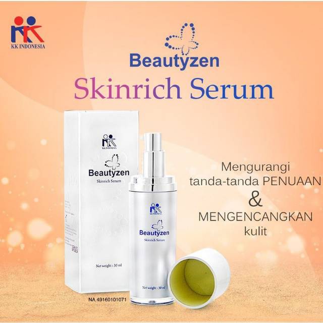 Beautyzen Skinrich Serum KK Indonesia Mengurangi Penuaan dan Meningkatkan Kekencangan Kulit