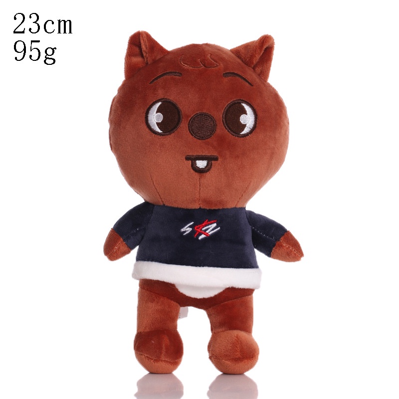 Mainan Boneka Stuffed Plush Stray Kids Skzoo Bbokari Leebit Serigala Chan Puppy M Untuk Hadiah Fans