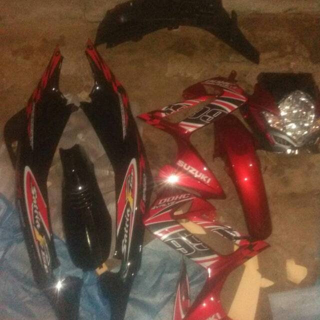 Pull bodi suzuki satria fu  barong tahun 2013