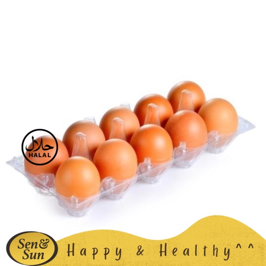 

Sen&Sun Telur Ayam Negeri Omega 1 pack (10 butir)