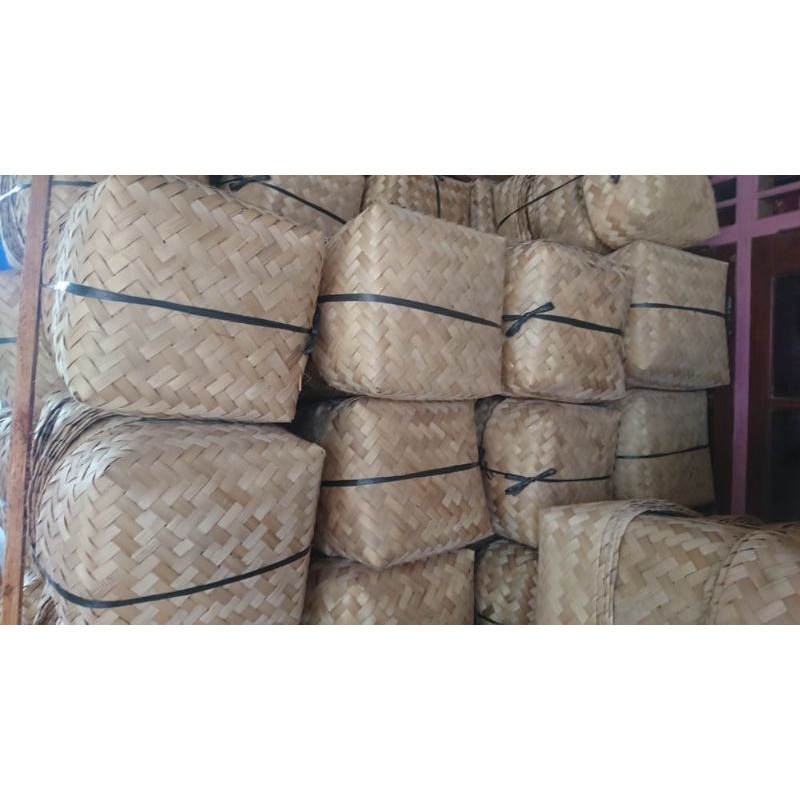 Besek Jumbo 30x30  ( SEPASANG) Besek Kepang Besek Walet Besek Kotak