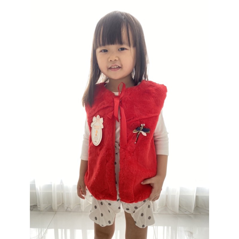 Jaket bulu anak import premium quality/fur jaket anak/fur jacket anak/jacket bulu import