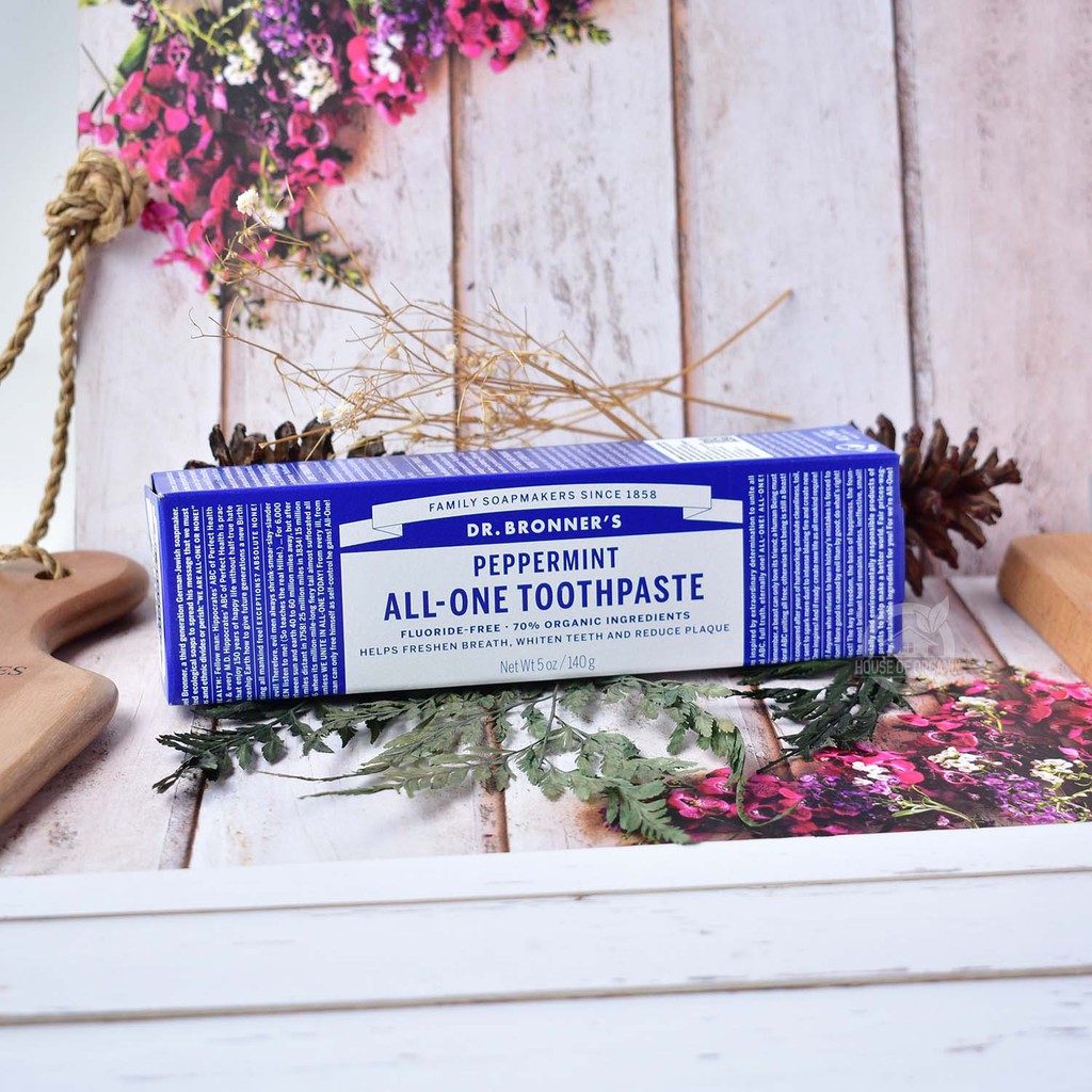 Dr. Bronners All One Peppermint Toothpaste 140 Gr