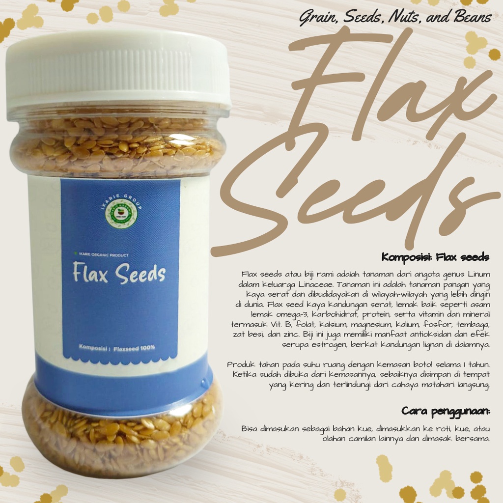 

Flax Seeds Ikarie Organic