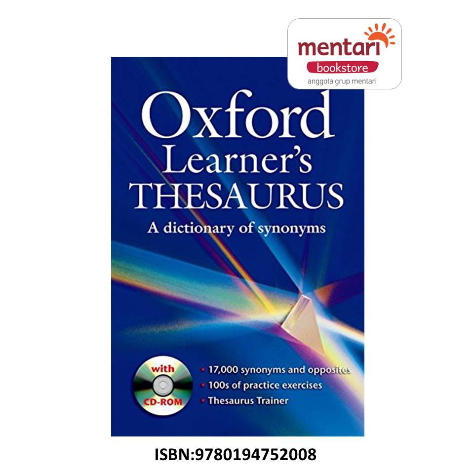 Oxford Learner's Thesaurus With CDRom | Kamus Bahasa Inggris Umum