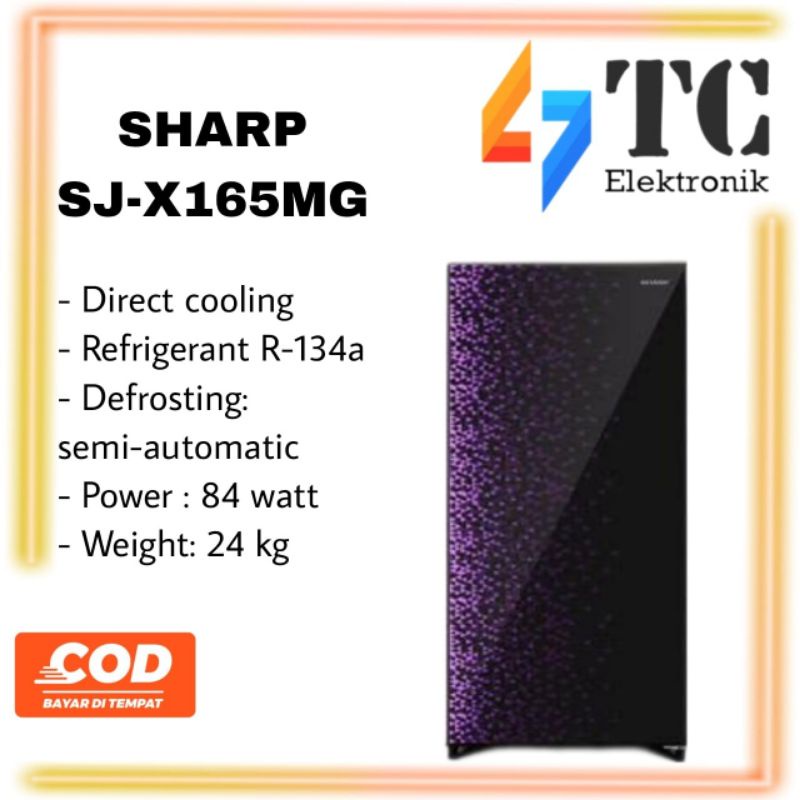 Kulkas SHARP 1 Pintu SJ-X165MG