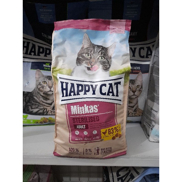 Happy Cat Minkas Sterillised 1,5kg - Makanan Kucing Happy Cat