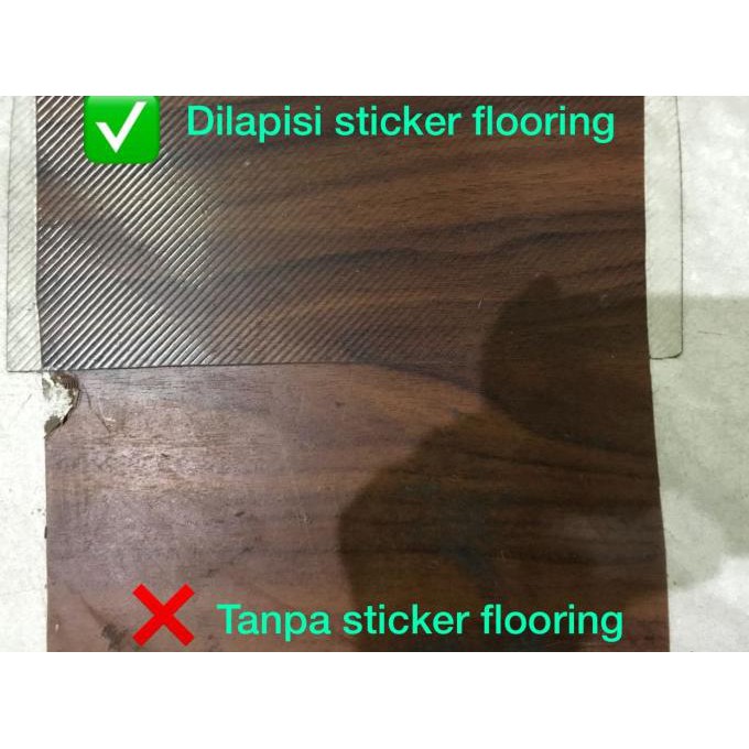 

[[BISA COD]] stiker / sticker transparant / transparan vinyl flooring 100cm x 127cm MURAH Kode 749