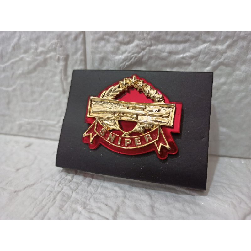 Pin Polri Sniper