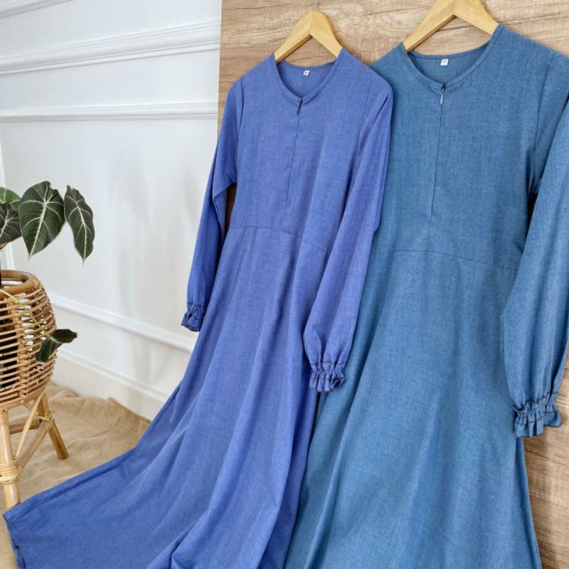 marini dresss simpel busui bahan kain supernova