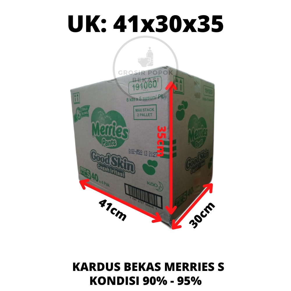 KARDUS BEKAS POPOK/TISU TEBAL KUAT UKURAN BESAR &amp; SEDANG KONDISI 90-95% | KERDUS BEKAS UNTUK PACKING