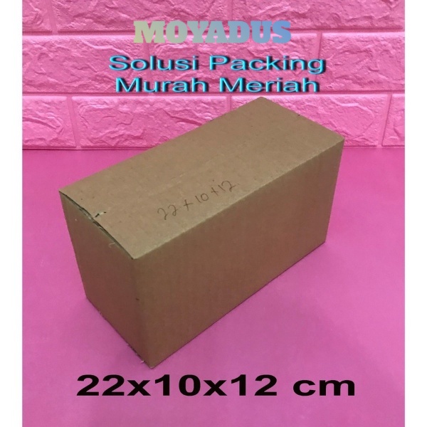 

kardus/karton/box uk.22x10x12 cm SINGELWALL POLOS