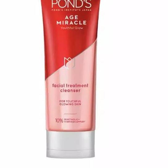 ➥ Ponds age miracle facial cleanser foam sabun cuci muka 100g ♔