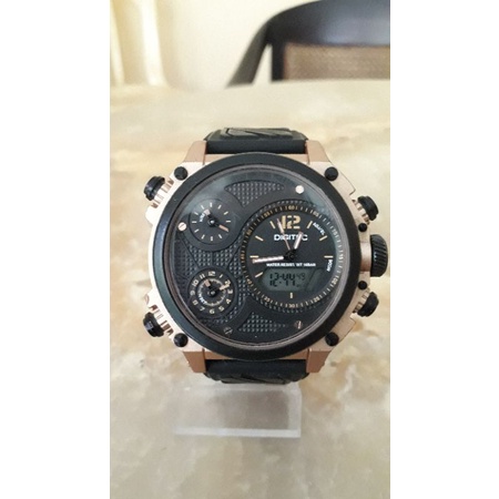 DIGITEC DG3064T Jam Tangan Pria Anadigi second/bekas