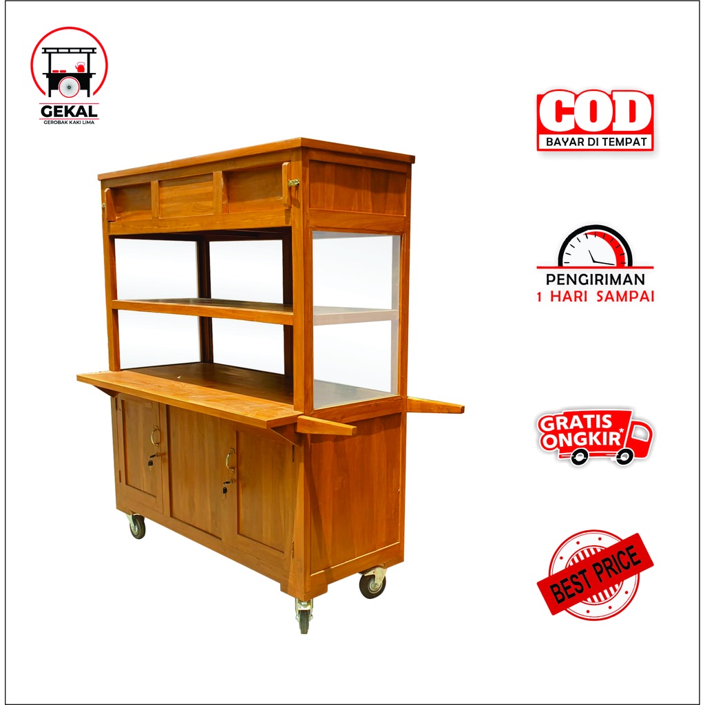 Gerobak nasi padang/gerobak sayuran