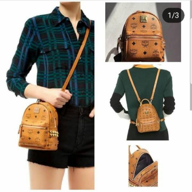 Factory Outlet MCM Bebeboo X Mini In Cognac Brown