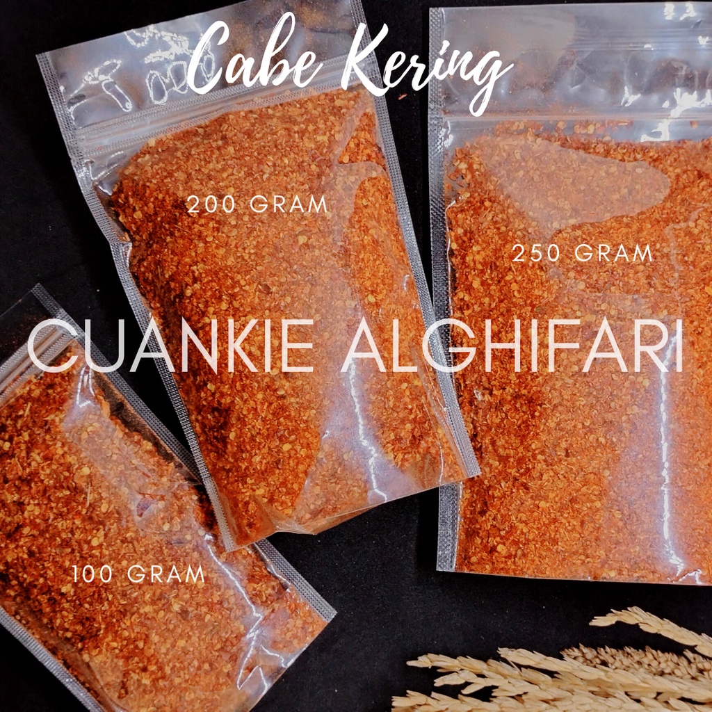 

Cabe kering asli 100g -250 grm,,,pedas nya folllll