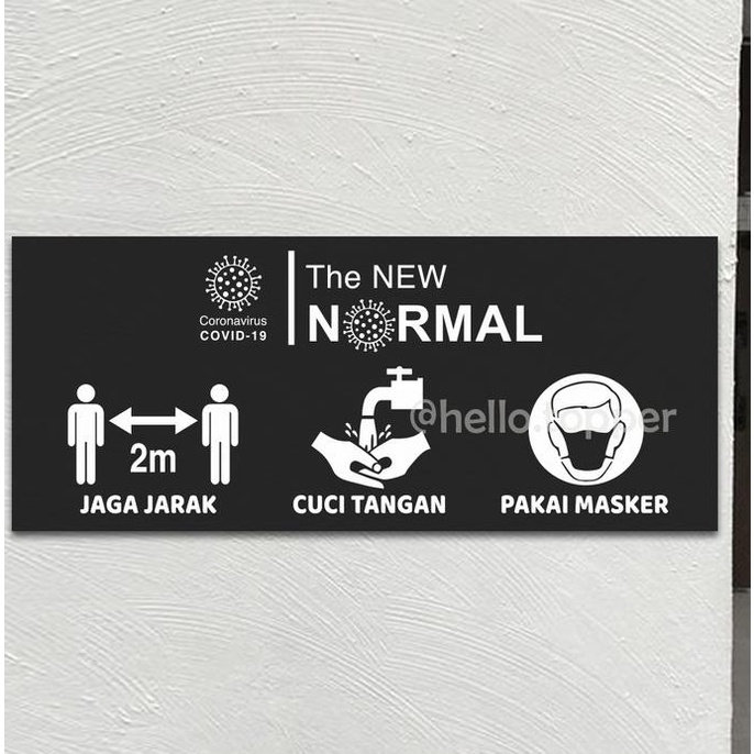 

Sign Protokol Kesehatan Akrilik | Sign Akrilik Label Acrylic | Signage