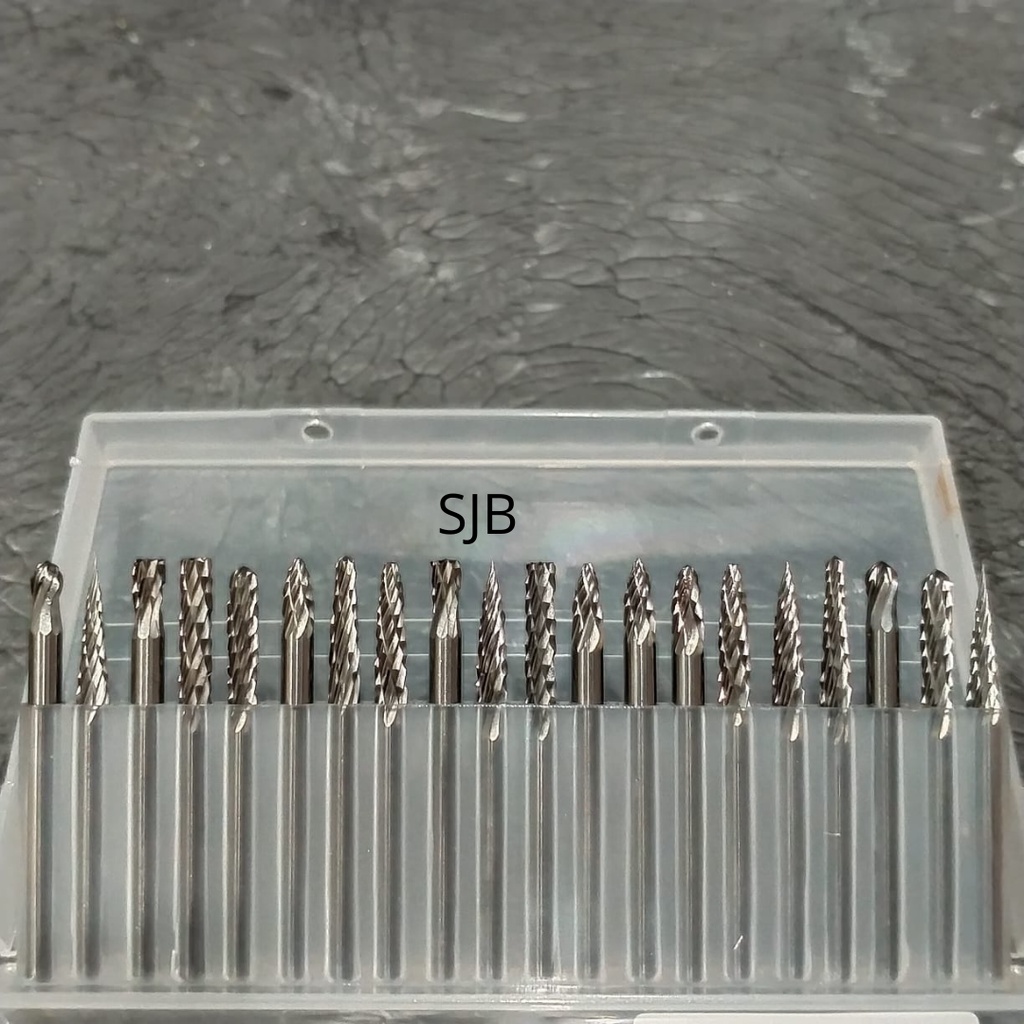 Mata tuner set 3mm Mata bor cun Mata cuner set 20 pcs Ukir Grafir