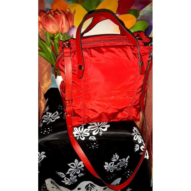 Tas second / Preloved bag ZARA Basic Collection - RED