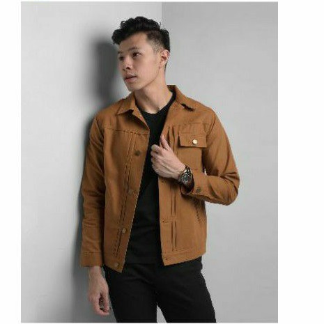 Canvas Suede Trucker by Maleid