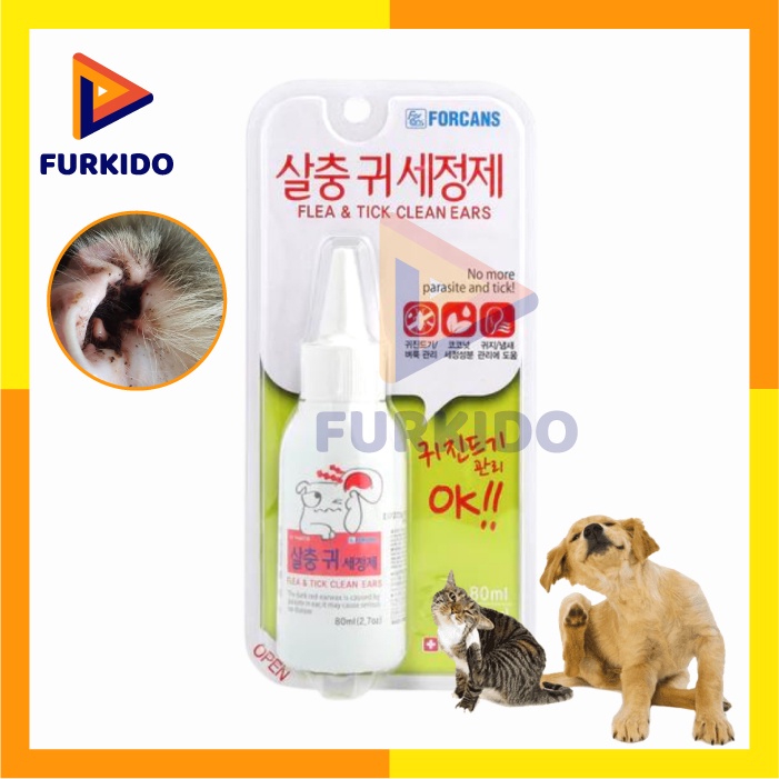 Forbis Tick Clean Ears 80 ml / Obat Kutu Telinga