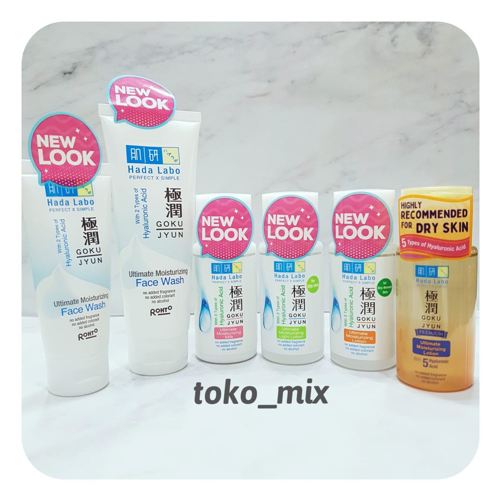 HADA LABO GOKUJYUN SERIES Moisturizing Milk | Lotion | Light Lotion | Starter Pack | Face Wash