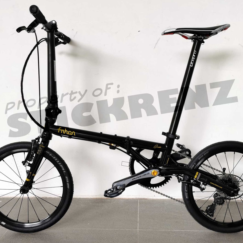 Cutting Sticker Stiker Frame Sepeda Lipat Fnhon Gust 01 Custom