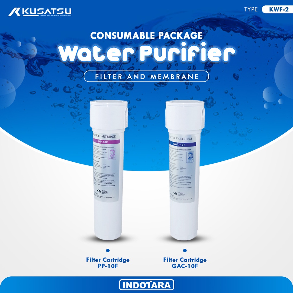 Paket Consumable Water Filter Cartridge Kusatsu - KWF2