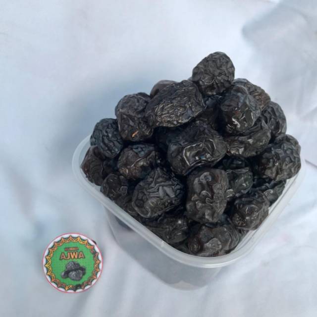 Kurma Ajwa Grade A 1Kg Toples / Kurma Ajwa 1Kg / Kurma Nabi 1Kg / Kurma Ajwa Murah Tbk
