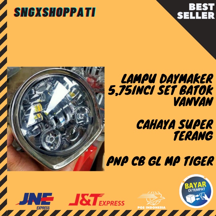 LAMPU DAYMAKER 16 LED 5 75 INCI BATOK VANVAN SET