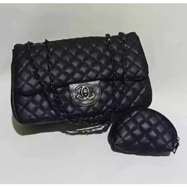 TAS wanita MAXI  TALI RANTAI FREE POUCH TAS SELEMPANG WANITA terbaru