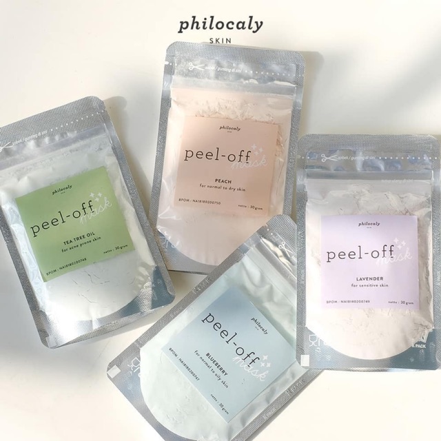 (COD) PHILOCALY SKIN 10GRAM PEEL OFF MASK ATAU RUBBER MASK BPOM MASKER KELUPAS MURAH