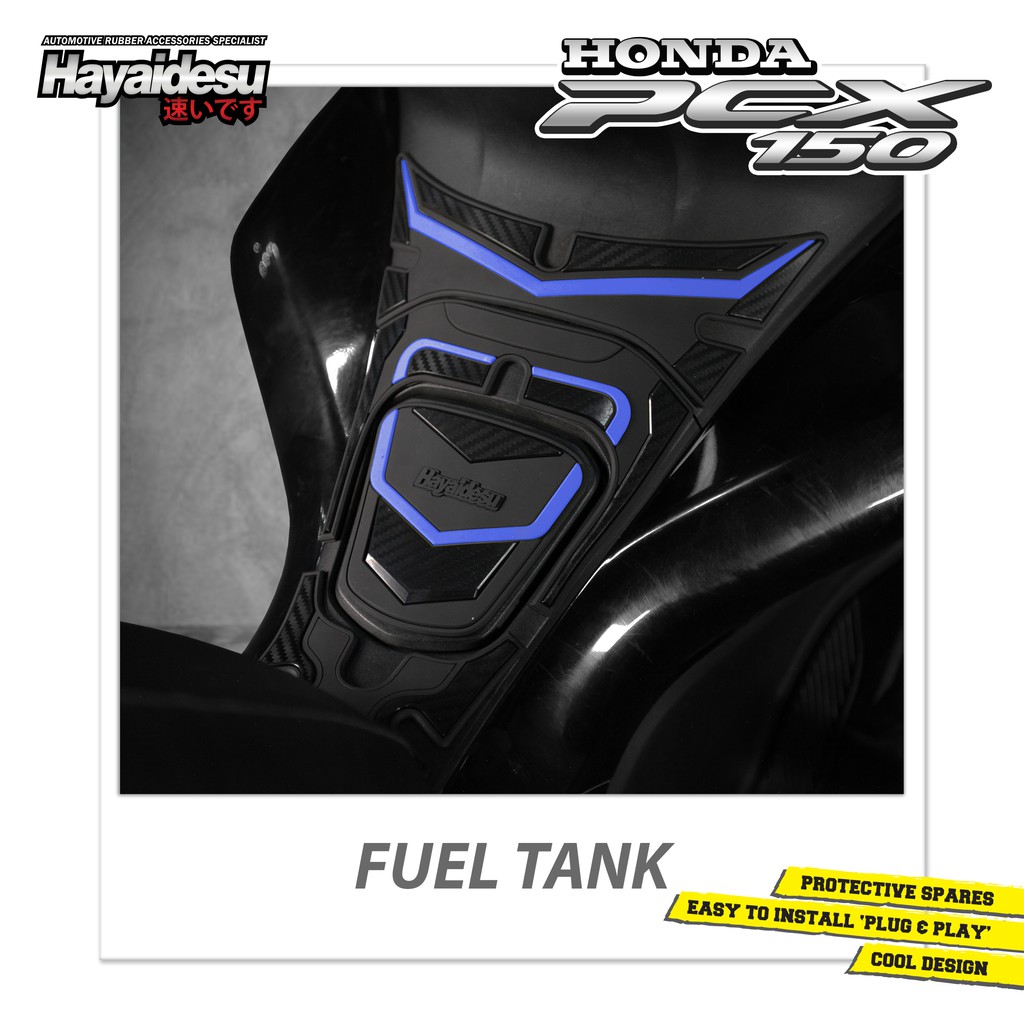 

Hayaidesu Tank Pad Protector Cover Honda PCX Aksesoris Decal Variasi Carbon Pelindung Tangki PCX