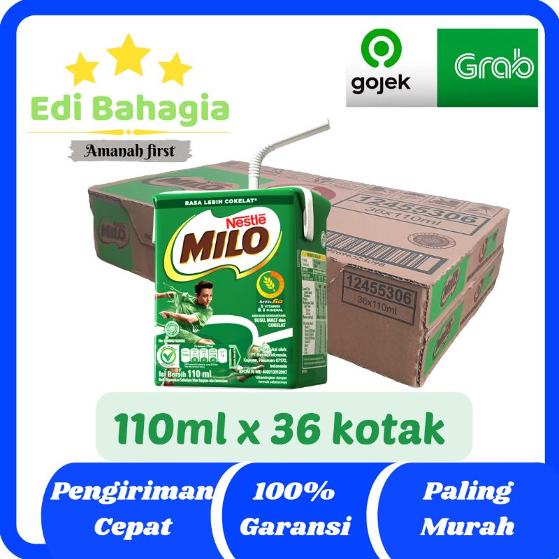 

SUSU MILO UHT 110 ML 1 DUS
