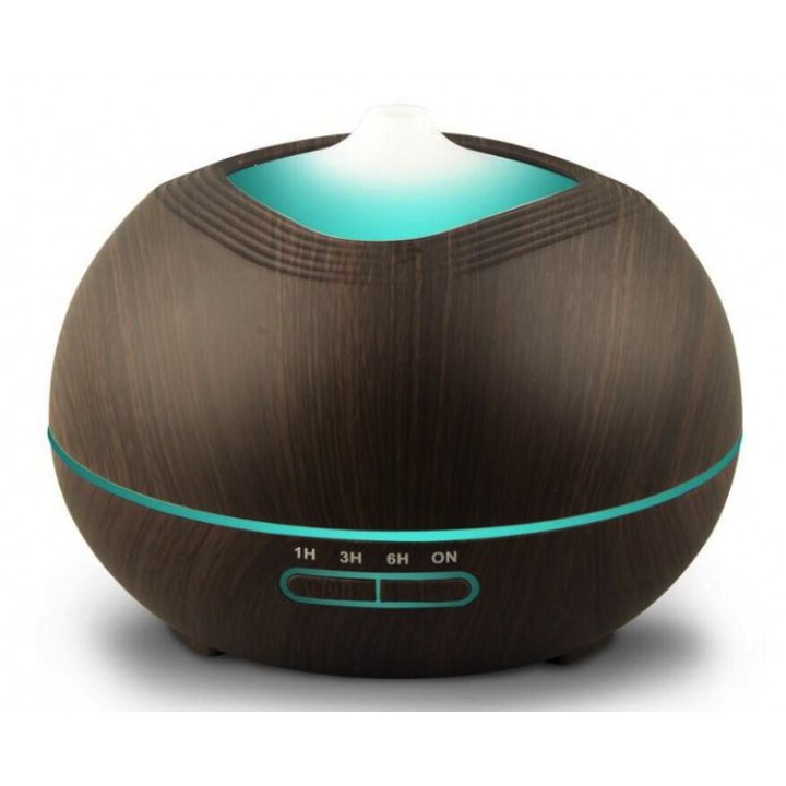 H10 - Wooden Essential Oil Aroma Humidifier 7 Color LED Light- 400ml