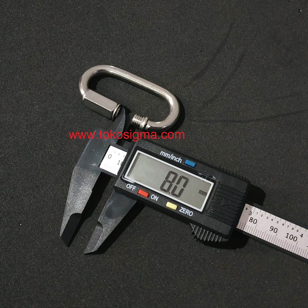 Carabiner Karabiner Maillon Rapide Safety Lock Quick Link Stainless