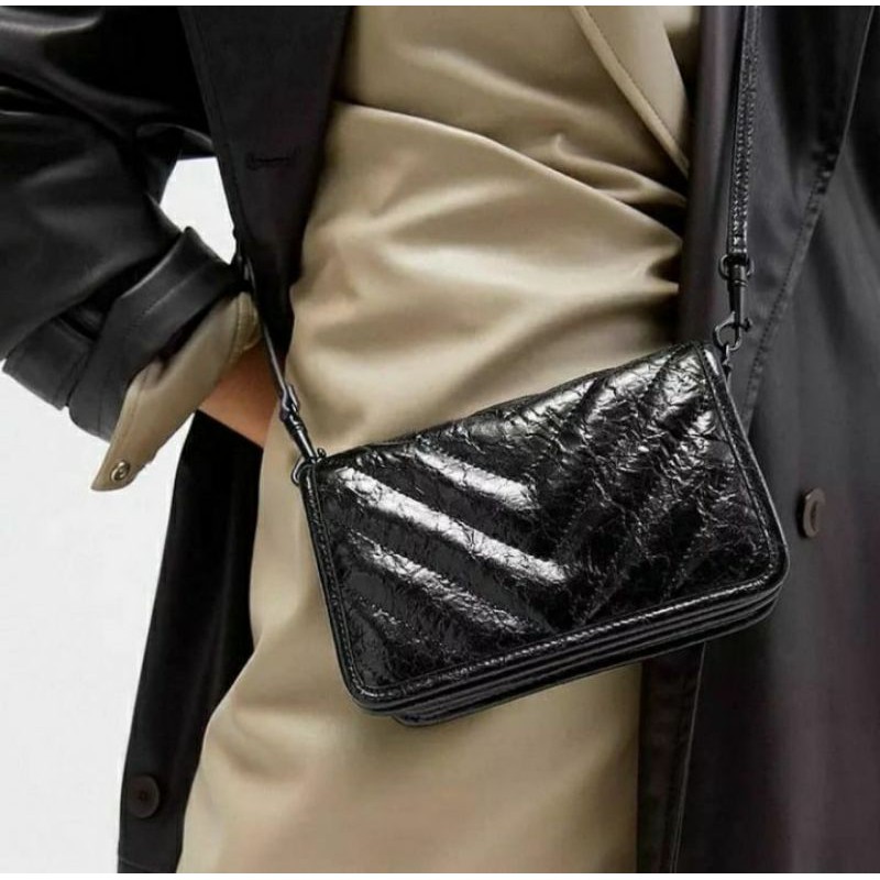 Charles and Keith Wrinkle Sling Bag