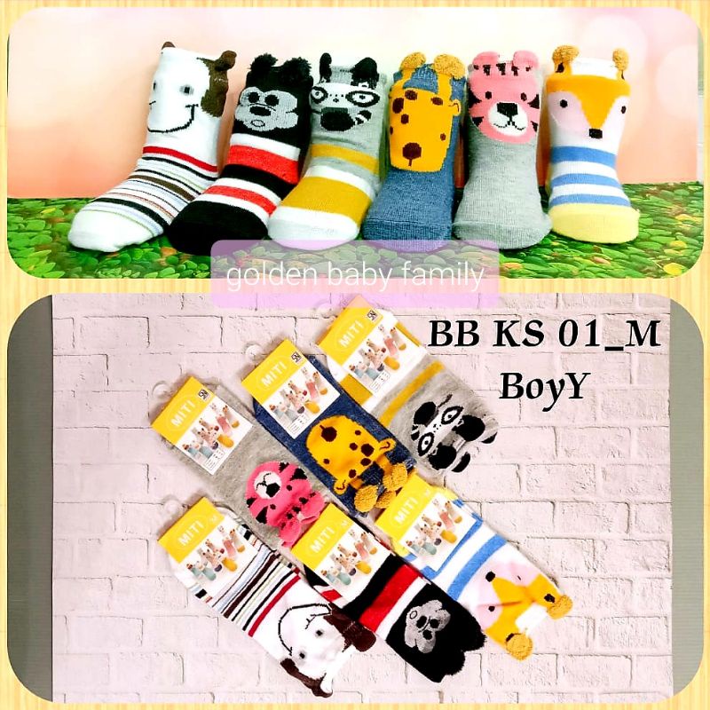 1 Pcs kaos kaki MiTi 3D