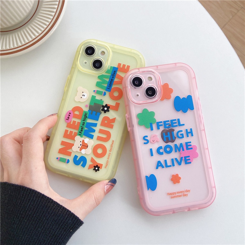 Soft Case Bahan Silikon Anti Jatuh Tahan Banting Untuk Iphone 13 12 11 Pro MAX 7 + 8Plus SE XR XS MAX