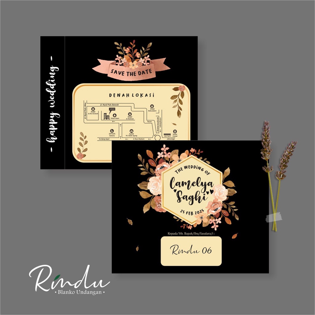 Rindu 06 | Blangko Undangan Kosongan