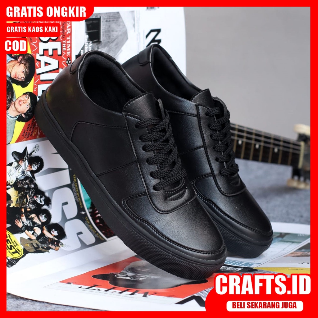 CRAFTS X AUGUS Sepatu Kasual Pria Sepatu Pria Casual Kerja Kantor Kondangan Laki-Laki Cowok