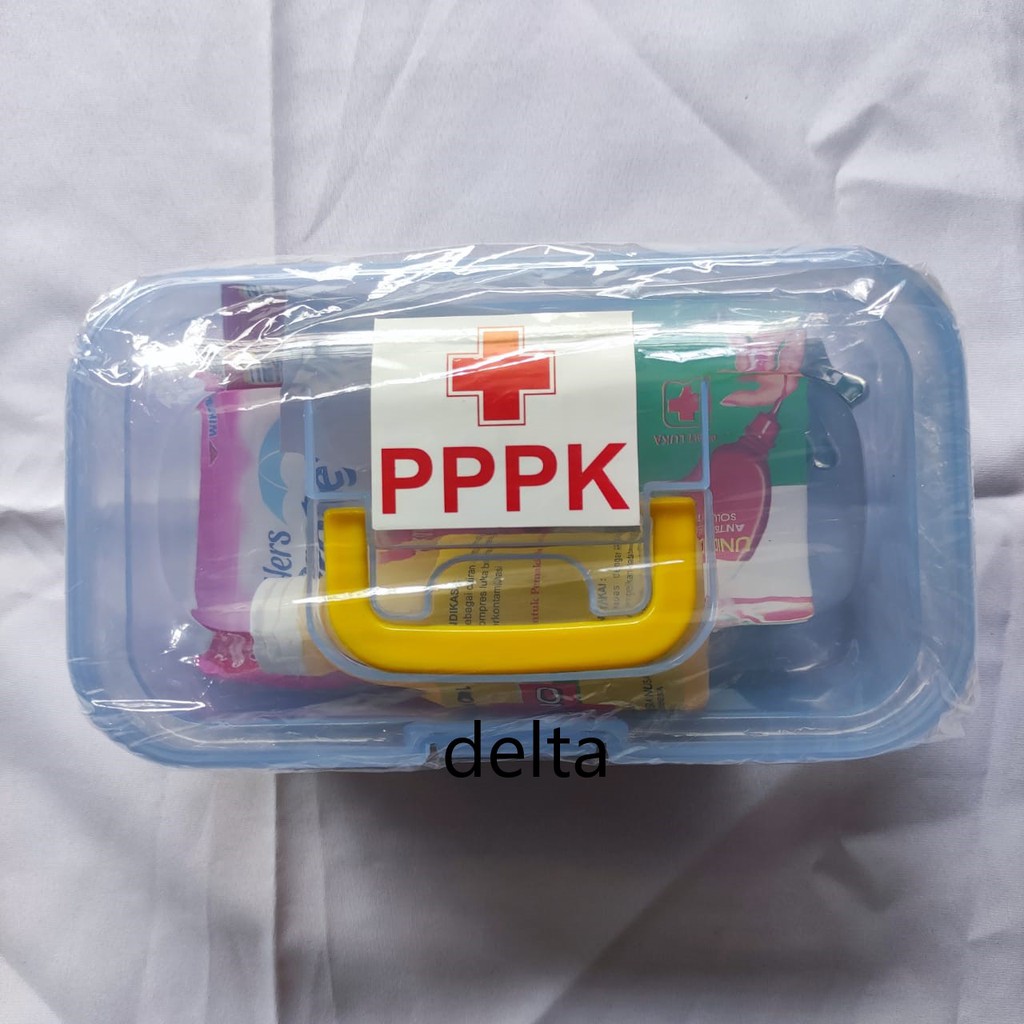 Kotak obat P3K mobil  box plastik warna