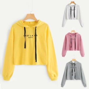 Bess - Sweater Hoodie Crop Murah / Sweater Hoodie Crop C'EST LA VIE PARIS