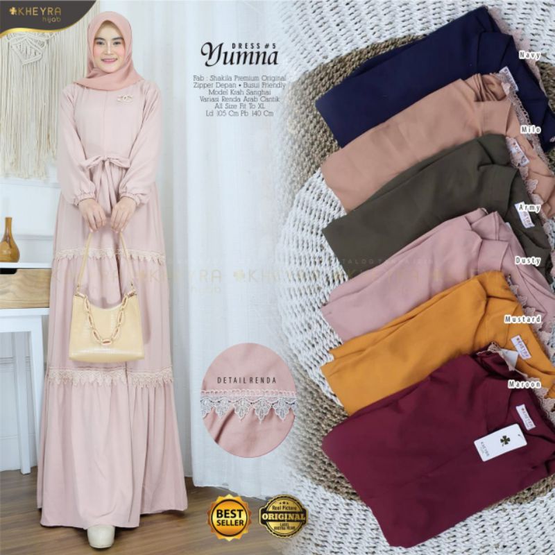 YUMNA DRESS #5 ORI BERLABEL KHEYRA