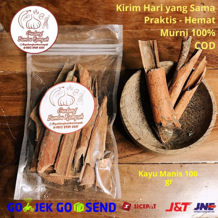 

¿D@« Kayu Manis Batang 100 Gr Rempah Bumbu Dapur Super