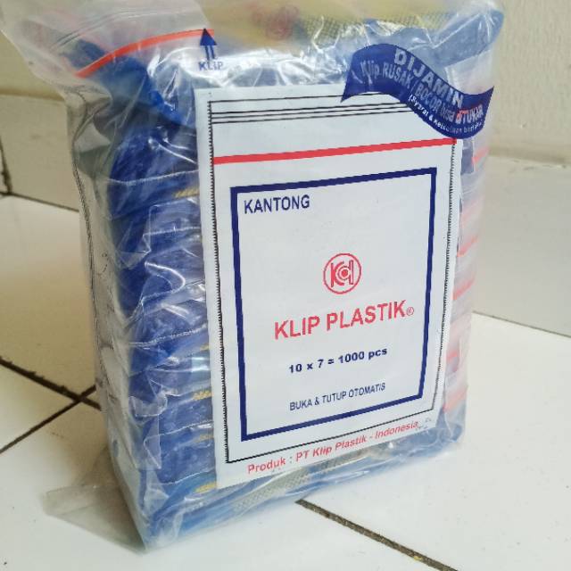 Plastik Klip 10 x 7 isi 1000 pcs