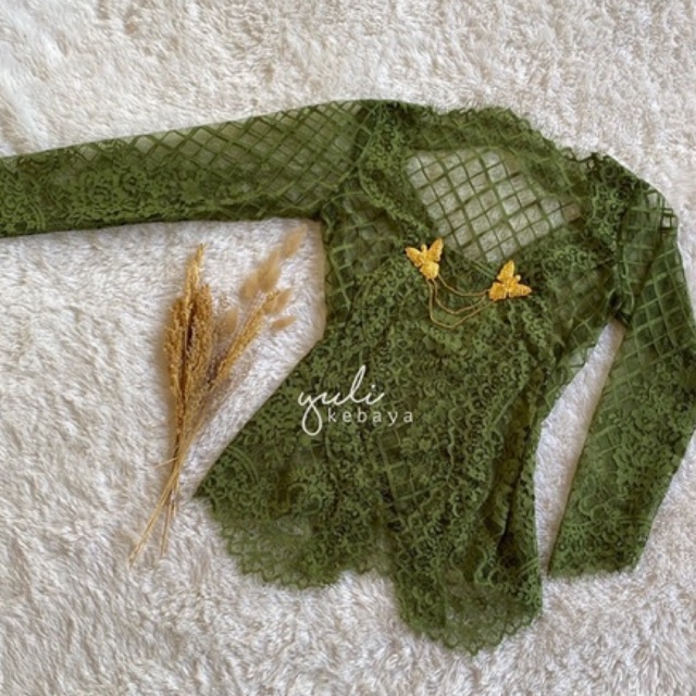 Kebaya Kutubaru Bali Jadi Semi Italy Norvina Premium | yuli_kebayabali