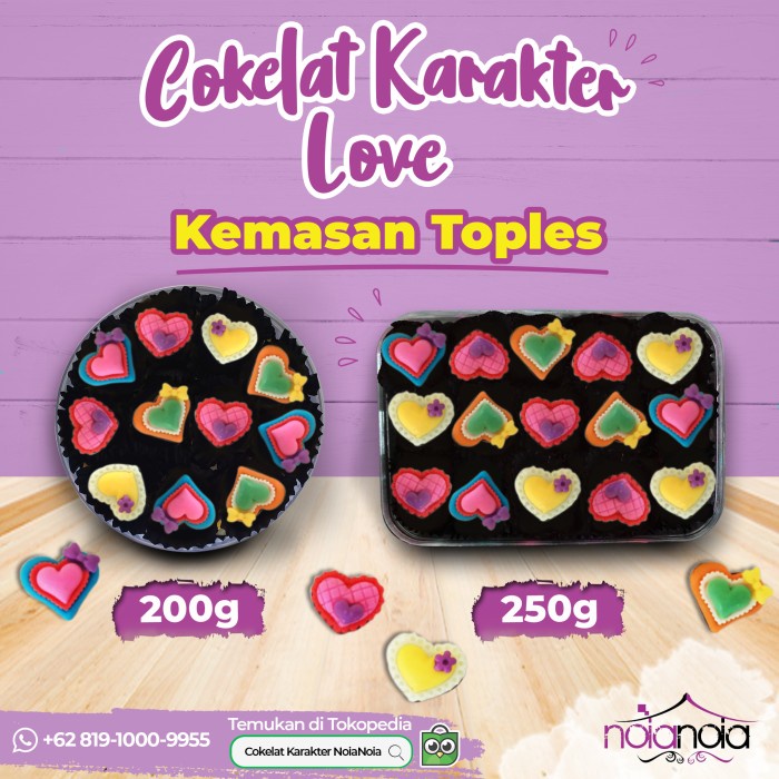 

Cokelat Karakter Love Hati Cinta